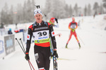 28.11.2021, xetx, Biathlon IBU Cup Idre, Pursuit Men, v.l. Aidan Millar (CANADA)