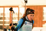 30.11.2021, xetx, Biathlon IBU Cup Sjusjoen, Training Women and Men, v.l. Camille Bened (FRANCE)  / 
