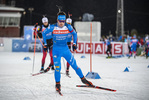 01.12.2021, xkvx, Biathlon IBU World Cup Oestersund, Training Women and Men, v.l. Tommaso Giacomel (Italy) in aktion / in action competes