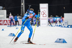 01.12.2021, xkvx, Biathlon IBU World Cup Oestersund, Training Women and Men, v.l. Didier Bionaz (Italy) in aktion / in action competes