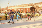01.12.2021, xetx, Biathlon IBU Cup Sjusjoen, Super Sprint Men, v.l. Maksim Makarov (MOLDOVA), David Zingerle (ITALY), Endre Stroemsheim (NORWAY), Johannes Werner Donhauser (GERMANY)  / 