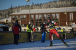 01.12.2021, xetx, Biathlon IBU Cup Sjusjoen, Super Sprint Men, v.l. Dominic Unterweger (AUSTRIA)  / 