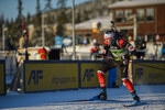01.12.2021, xetx, Biathlon IBU Cup Sjusjoen, Super Sprint Men, v.l. Matthew Strum (CANADA)  / 