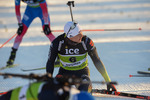 01.12.2021, xetx, Biathlon IBU Cup Sjusjoen, Super Sprint Men, v.l. Justus Strelow (GERMANY)  / 