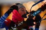 01.12.2021, xetx, Biathlon IBU Cup Sjusjoen, Super Sprint Women, v.l. Anastasia Shevchenko (RUSSIA)  / 