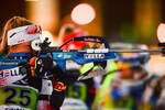 01.12.2021, xetx, Biathlon IBU Cup Sjusjoen, Super Sprint Women, v.l. Katharina Innerhofer (AUSTRIA)  / 