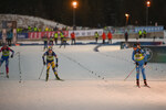 01.12.2021, xetx, Biathlon IBU Cup Sjusjoen, Super Sprint Women, v.l. Iryna Petrenko (UKRAINE), Linda Zingerle (ITALY)  / 