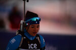 01.12.2021, xetx, Biathlon IBU Cup Sjusjoen, Super Sprint Women, v.l. Linda Zingerle (ITALY)  / 