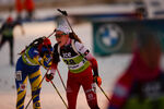 01.12.2021, xetx, Biathlon IBU Cup Sjusjoen, Super Sprint Women, v.l. Tamara Steiner (AUSTRIA)  / 