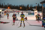 01.12.2021, xetx, Biathlon IBU Cup Sjusjoen, Super Sprint Women, v.l. Stina Nilsson (SWEDEN), Marthe Krakstad Johansen (NORWAY)  / 