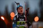 01.12.2021, xetx, Biathlon IBU Cup Sjusjoen, Super Sprint Women, v.l. Ukaleq Astri Slettemark (GREENLAND)  / 