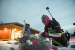 01.12.2021, xetx, Biathlon IBU Cup Sjusjoen, Super Sprint Women, v.l. Anastasia Shevchenko (RUSSIA)  / 