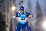 02.12.2021, xkvx, Biathlon IBU World Cup Oestersund, Sprint Women, v.l. Aita Gasparin (Switzerland) in aktion / in action competes