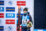 02.12.2021, xkvx, Biathlon IBU World Cup Oestersund, Sprint Women, v.l. Hanna Sola (Belarus) bei der Siegerehrung / at the medal ceremony
