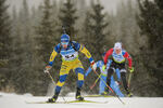03.12.2021, xetx, Biathlon IBU Cup Sjusjoen, Sprint Men, v.l. Simon Hallstroem (SWEDEN)  / 