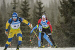 03.12.2021, xetx, Biathlon IBU Cup Sjusjoen, Sprint Men, v.l. Joachim Weel Rosbo (DENMARK)  / 