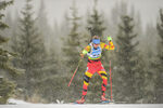 03.12.2021, xetx, Biathlon IBU Cup Sjusjoen, Sprint Men, v.l. Marek Mackels (BELGIUM)  / 