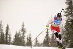 03.12.2021, xetx, Biathlon IBU Cup Sjusjoen, Sprint Men, v.l. Abdurrahim Duman (TURKEY)  / 