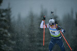 03.12.2021, xetx, Biathlon IBU Cup Sjusjoen, Sprint Women, v.l. Hallie Grossman (USA)  / 