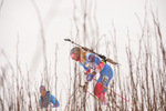 03.12.2021, xetx, Biathlon IBU Cup Sjusjoen, Sprint Women, v.l. Ekaterina Noskova (RUSSIA)  / 