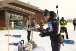 03.12.2021, xetx, Biathlon IBU Cup Sjusjoen, Sprint Men, v.l. Erlend Bjoentegaard (NORWAY)  / 