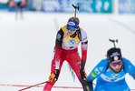 04.12.2021, xkvx, Biathlon IBU World Cup Oestersund, Pursuit Women, v.l. Lisa Theresa Hauser (Austria) im Ziel / in the finish