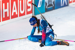 04.12.2021, xkvx, Biathlon IBU World Cup Oestersund, Pursuit Women, v.l. Aita Gasparin (Switzerland) im Ziel / in the finish