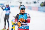 04.12.2021, xkvx, Biathlon IBU World Cup Oestersund, Pursuit Women, v.l. Dunja Zdouc (Austria) nach dem Wettkampf / after the competition