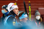 04.12.2021, xkvx, Biathlon IBU World Cup Oestersund, Pursuit Women, v.l. Ida Lien (Norway) nach dem Wettkampf / after the competition