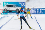 04.12.2021, xkvx, Biathlon IBU World Cup Oestersund, Pursuit Women, v.l. Franziska Preuss (Germany) im Ziel / in the finish