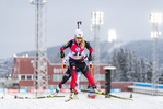 04.12.2021, xkvx, Biathlon IBU World Cup Oestersund, Pursuit Women, v.l. Tiril Eckhoff (Norway) in aktion / in action competes