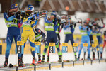 04.12.2021, xetx, Biathlon IBU Cup Sjusjoen, Mass Start Men, v.l. Martin Jaeger (SWITZERLAND)  / 