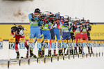 04.12.2021, xetx, Biathlon IBU Cup Sjusjoen, Mass Start Men, v.l. Oscar Lombardot (FRANCE)  / 