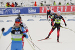 04.12.2021, xetx, Biathlon IBU Cup Sjusjoen, Mass Start Men, v.l. Aleksander Fjeld Andersen (NORWAY)  / 
