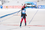 05.12.2021, xkvx, Biathlon IBU World Cup Oestersund, Pursuit Men, v.l. Vetle Sjaastad Christiansen (Norway) gewinnt die Goldmedaille / wins the gold medal