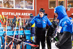 05.12.2021, xkvx, Biathlon IBU World Cup Oestersund, Pursuit Men, v.l. Quentin Fillon Maillet (France) nach dem Wettkampf / after the competition