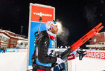 05.12.2021, xkvx, Biathlon IBU World Cup Oestersund, Pursuit Men, v.l. Simon Eder (Austria) vor der Siegerehrung / before the medal ceremony