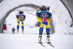 08.12.2021, xkvx, Biathlon IBU World Cup Hochfilzen, Training Women and Men, v.l. Hanna Oeberg (Sweden) in aktion / in action competes