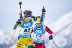 10.12.2021, xkvx, Biathlon IBU World Cup Hochfilzen, Sprint Men, v.l. Peppe Femling (Sweden) in aktion / in action competes