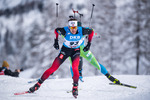 10.12.2021, xkvx, Biathlon IBU World Cup Hochfilzen, Sprint Men, v.l. Sturla Holm Laegreid (Norway) in aktion / in action competes