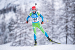 10.12.2021, xkvx, Biathlon IBU World Cup Hochfilzen, Sprint Men, v.l. Lovro Planko (Slovenia) in aktion / in action competes