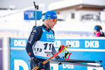 10.12.2021, xkvx, Biathlon IBU World Cup Hochfilzen, Sprint Men, v.l. Erik Lesser (Germany) im Ziel / in the finish