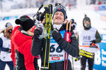 10.12.2021, xkvx, Biathlon IBU World Cup Hochfilzen, Sprint Men, v.l. Tarjei Boe (Norway) bei der Siegerehrung / at the medal ceremony