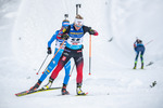 10.12.2021, xkvx, Biathlon IBU World Cup Hochfilzen, Sprint Women, v.l. Tiril Eckhoff (Norway) in aktion / in action competes