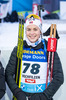 10.12.2021, xkvx, Biathlon IBU World Cup Hochfilzen, Sprint Women, v.l. Ida Lien (Norway) vor der Siegerehrung / before the medal ceremony