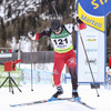 10.12.2021, xmcx, Biathlon IBU Junior Cup Martell, Individual Men, v.l. Jan Salzmann (Austria)  / 