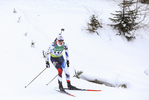 10.12.2021, xmcx, Biathlon IBU Junior Cup Martell, Individual Men, v.l. Jakub Kudrnac (Czech Republic)  / 
