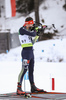 10.12.2021, xmcx, Biathlon IBU Junior Cup Martell, Individual Men, v.l. Florian Martin Arsan (Germany)  / 