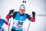 11.12.2021, xkvx, Biathlon IBU World Cup Hochfilzen, Pursuit Men, v.l. Johannes Thingnes Boe (Norway) in aktion / in action competes