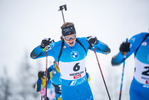 11.12.2021, xkvx, Biathlon IBU World Cup Hochfilzen, Pursuit Men, v.l. Emilien Jacquelin (France) in aktion / in action competes